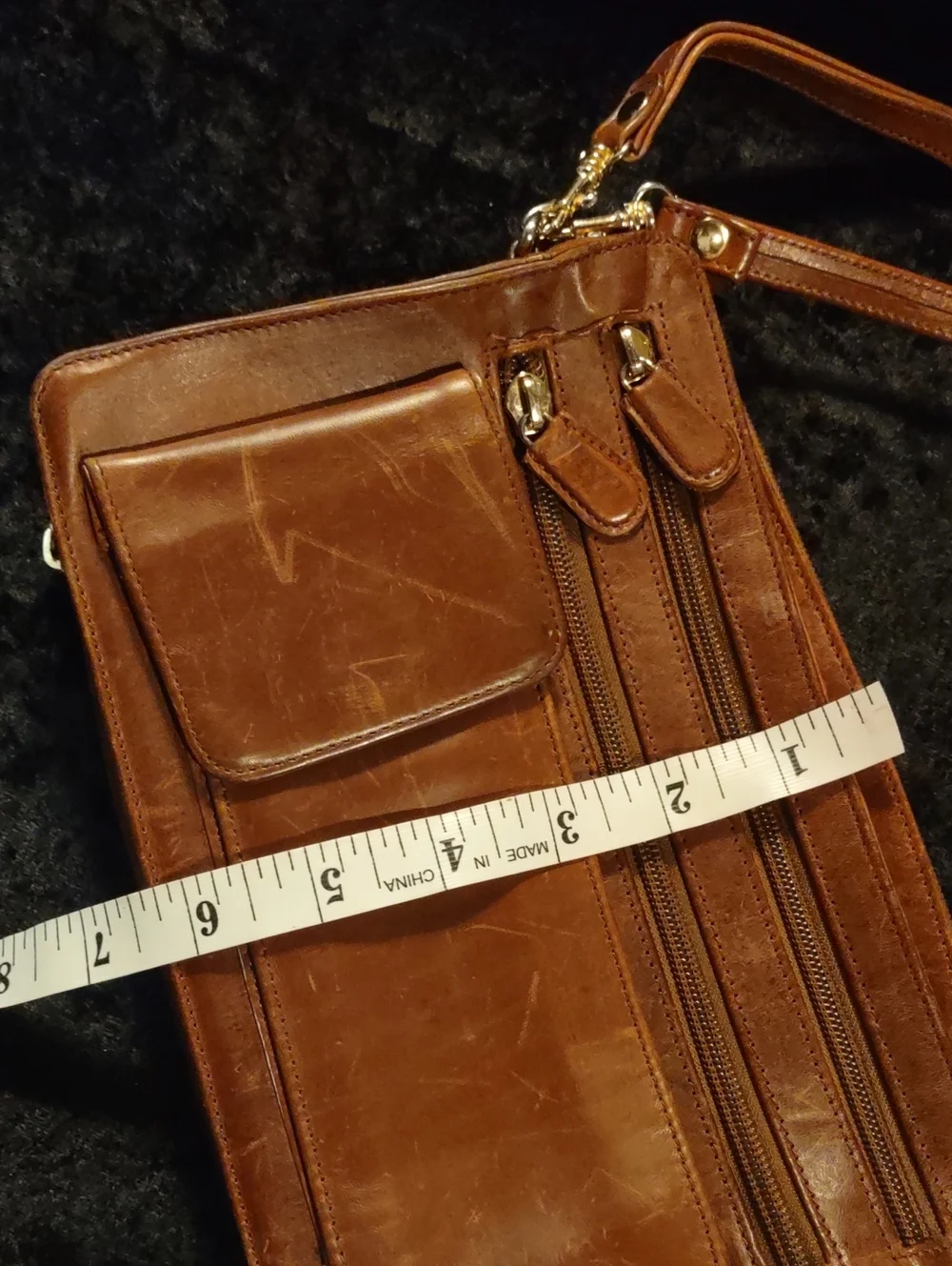 Vintage leather handbag by Exeter LTD